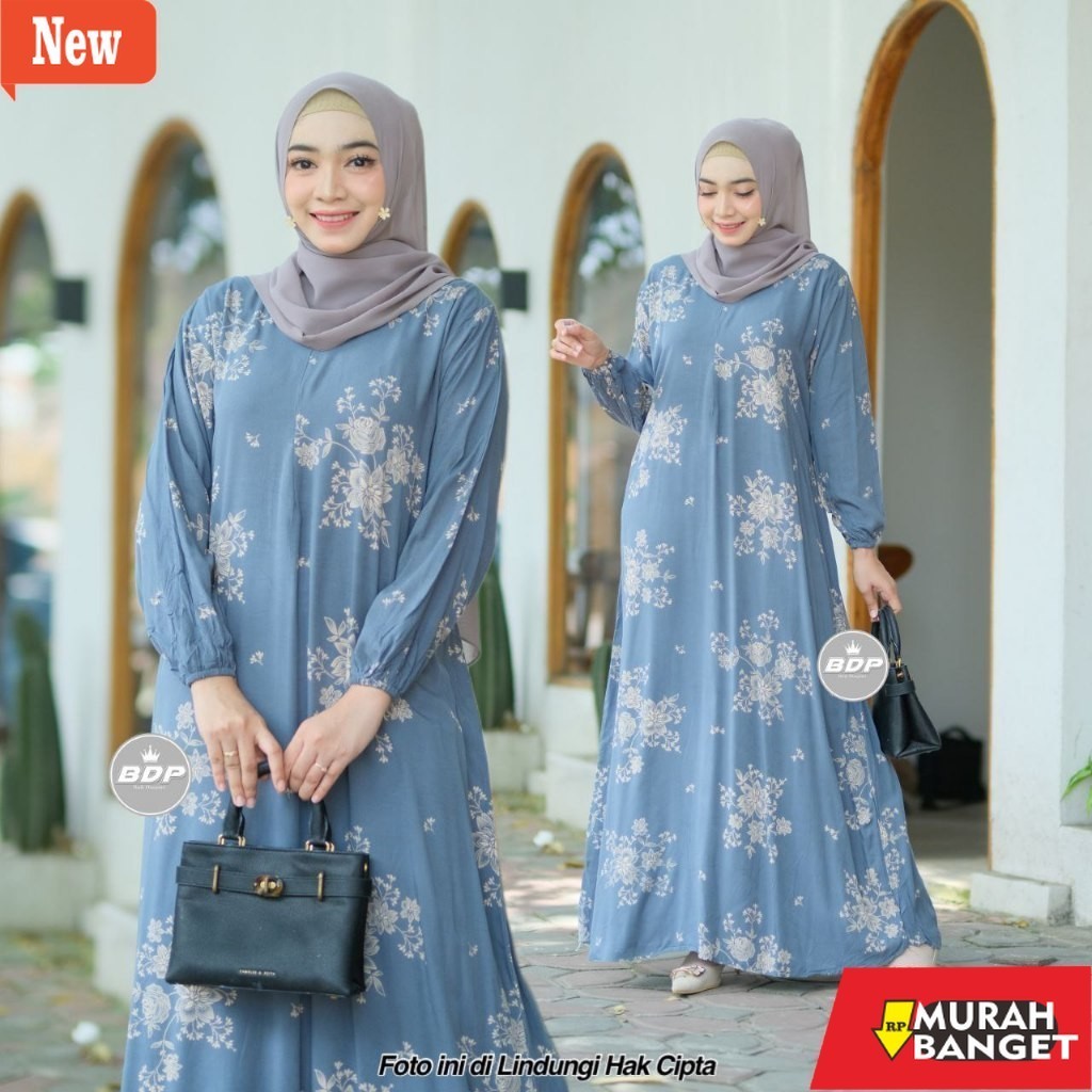 BAJU TIMUR TENGAH UNTUK LEBARAN- TERBARU | DASTER ARAB PANJANG | DASTER BUSUI RESLETING DEPAN | DAST