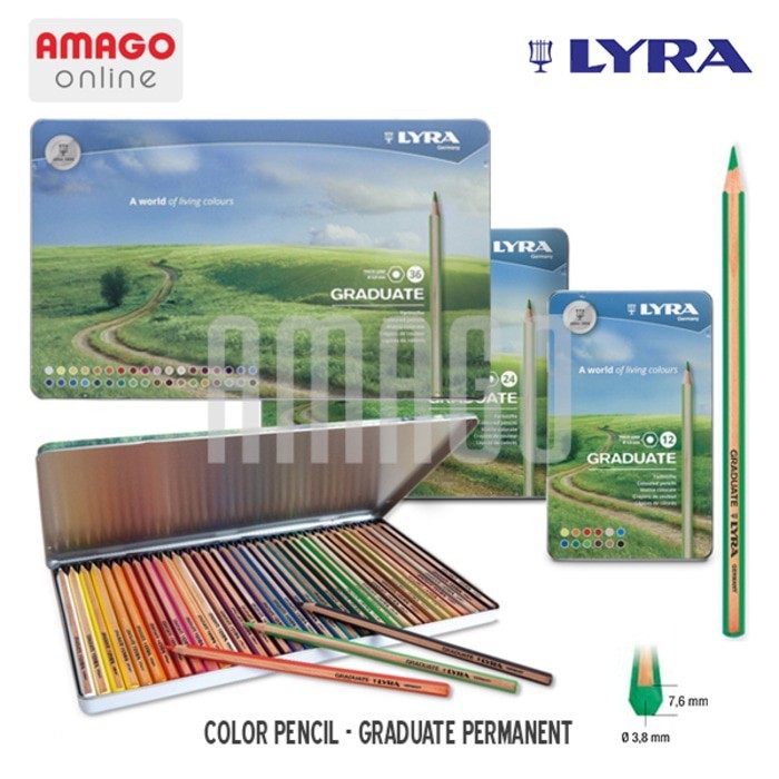 

LYRA Graduate Permanent - Metal Box - 36 Colors - 2871360