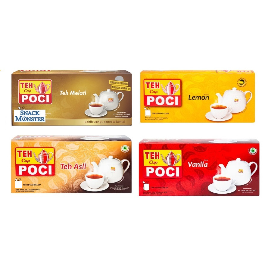 

Teh Celup Cap Poci - Netto 15 Bags x 2 gr