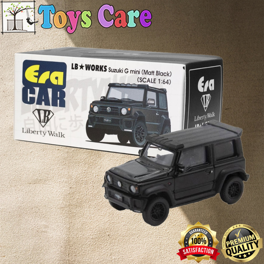ERA CAR LIBERTY WALK SUZUKI G MINI MATT BLACK DOFF - JIMNY LBWK LB WORKS JEEP LAND ROVER DEFENDER OF