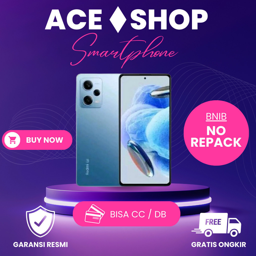 Redmi Note 12 PRO 5G 8/256GB Garansi Resmi/ BNIB