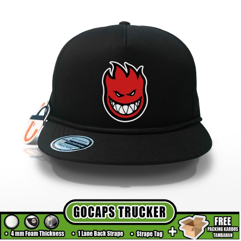 Gocaps - SPITFIRE - SNAPBACK CAPS / Snapback Twill / Topi Premium Baseball / Topi Brand / Hat Premiu