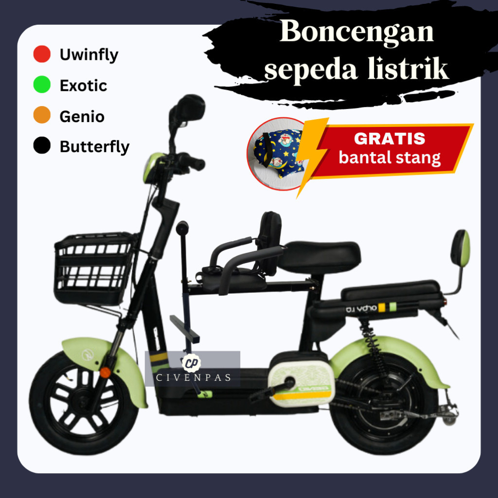 Boncengan Anak Sepeda Listrik Boncengan Sepeda Listrik Boncengan Sepeda Listrik Anak Depan