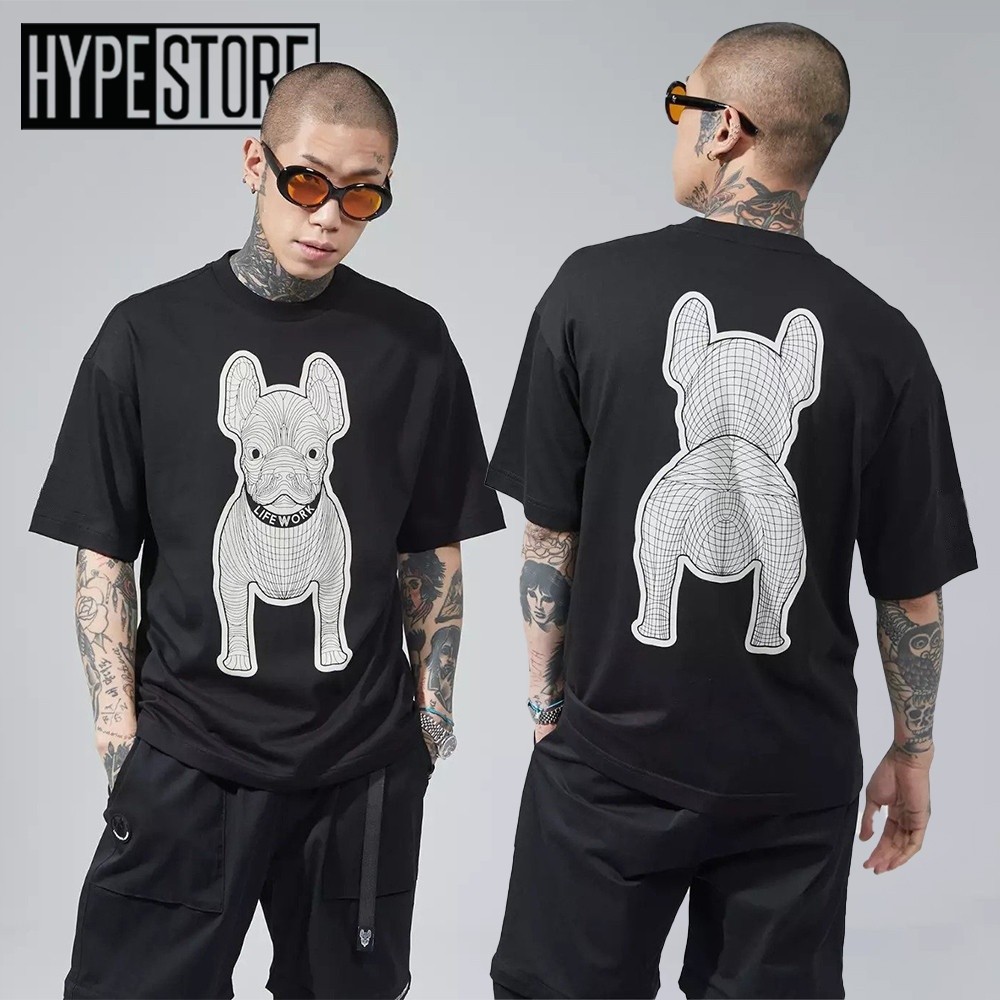 (HOT) Lifework Radog Oversize T-shirt Gold