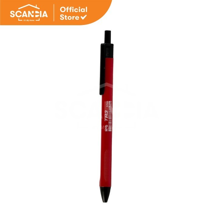 

SCANDIA Pulpen Smooth Semi Gel Ball Pen Red 0.7mm (ABPW3072)