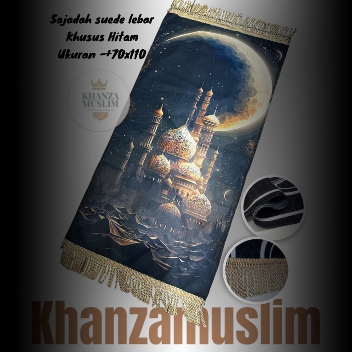 SAJADAH SUEDE TURKI/SAJADAH KALEP TIPIS MURAH 70X110 - Sd 1, midi 53x110