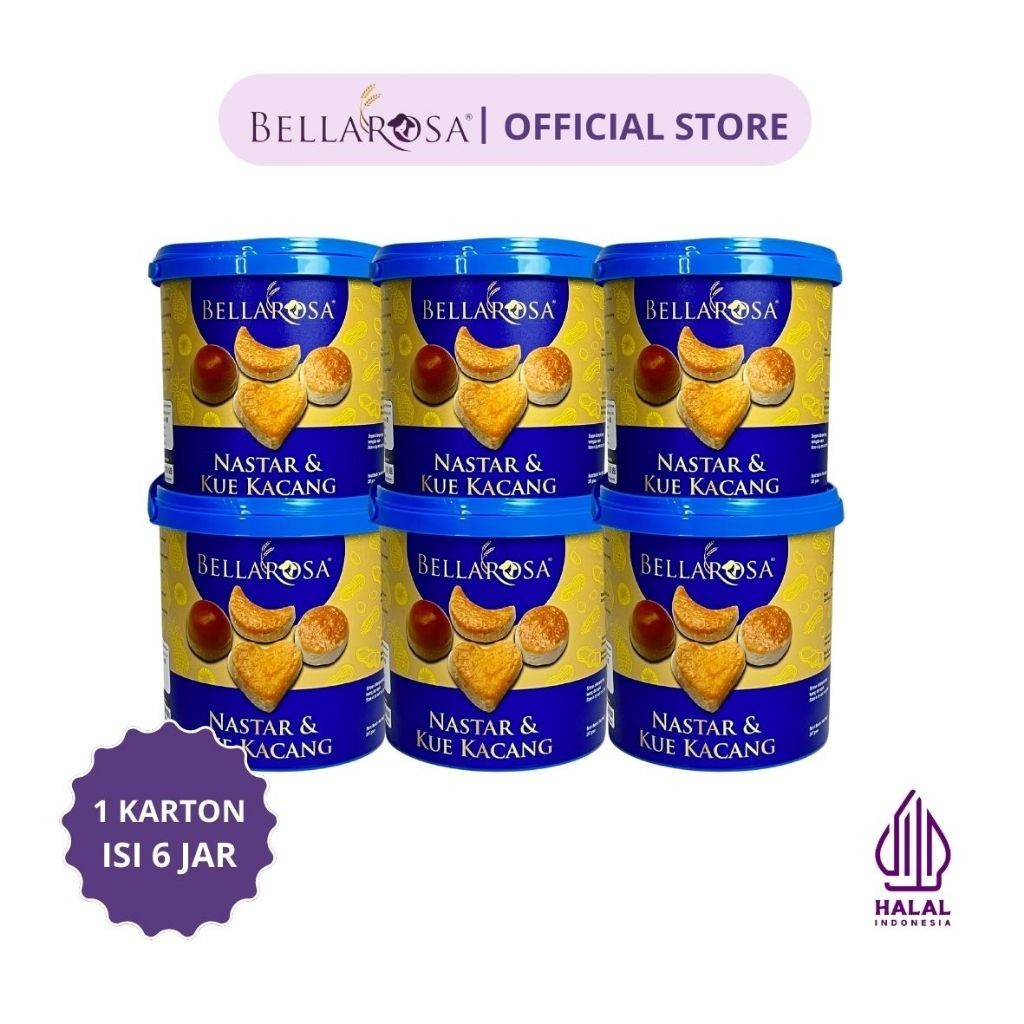 

Ecer 1 ember Nastar & Kue kacang BELLAROSA