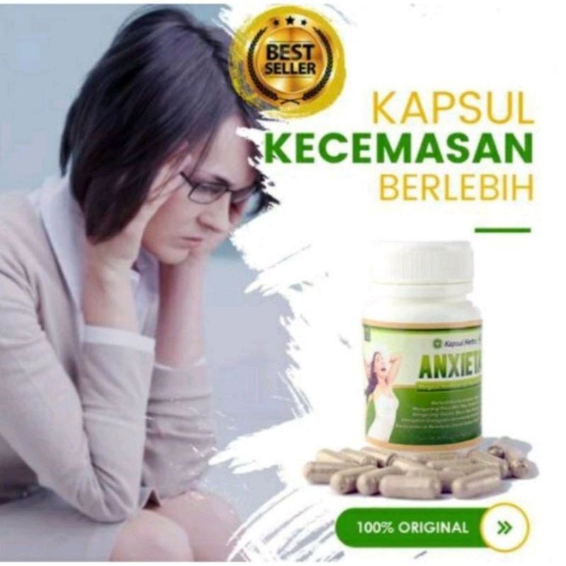 OBAT DEPRESI ANXIETAS ASLI 100% ORIGINAL OBAT SUSAH TIDUR PENENANG ANTI STRES GANGGUAN CEMAS WAS WAS