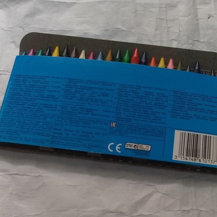 

CRAYON COLOR'PAPS WAX MAPED ISI 24