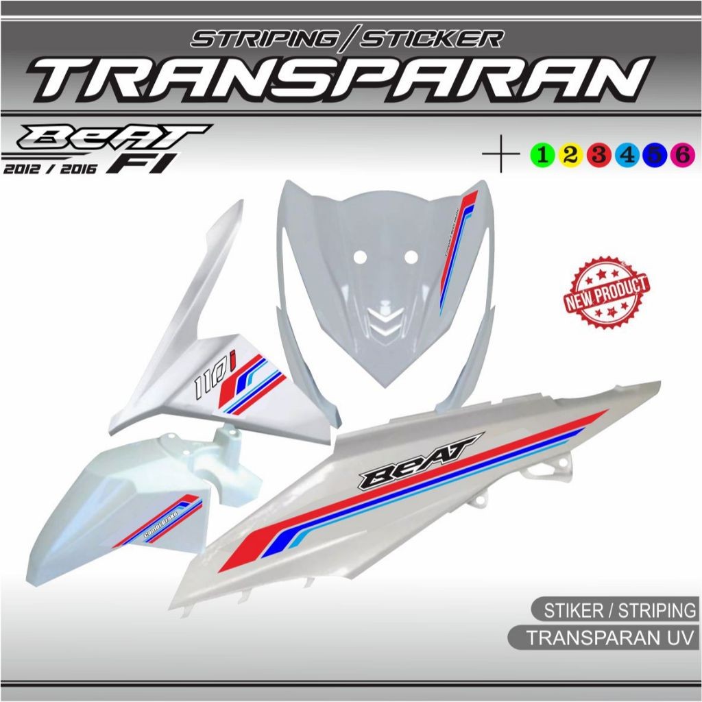 VARIASI STIKER MOTIF VARIASI BEAT FI 2013 2015 TRANSFARAN VARIASI BEAT