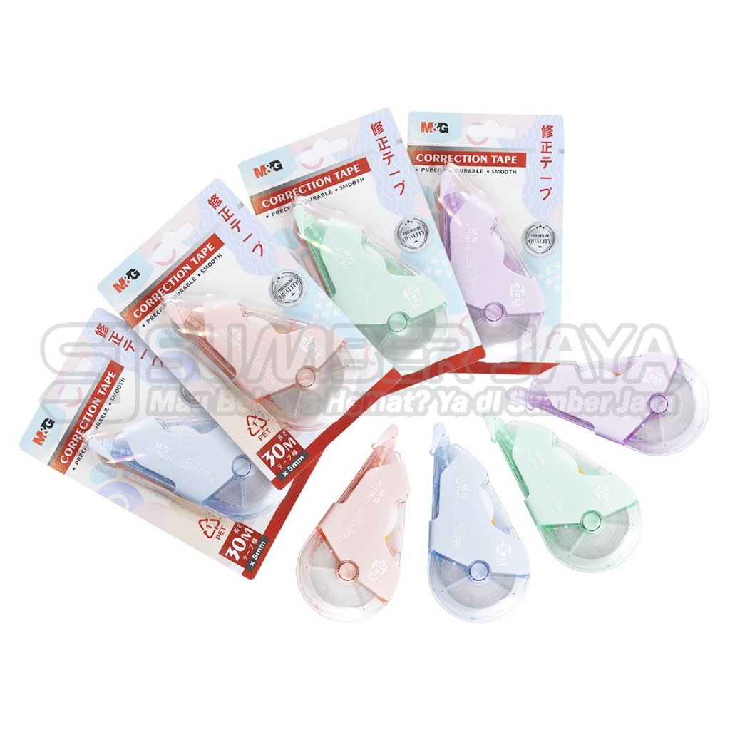 

Correction Tape Roll Besar M&G ACT76571 Tipe Ex Roll 30MPremium Quality