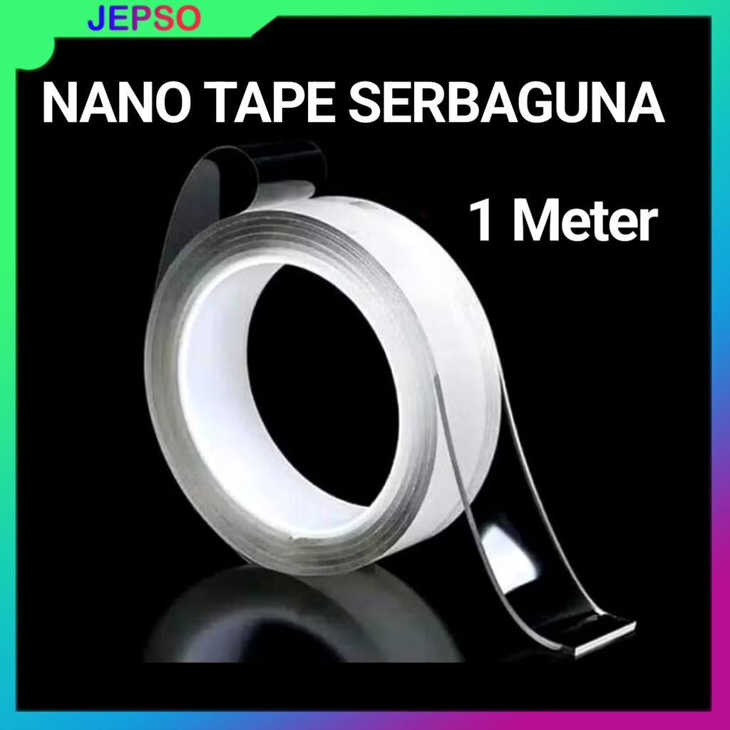 

Nano tape Transparan Bisa Dicuci dan Dipakai Ulang 1 meter