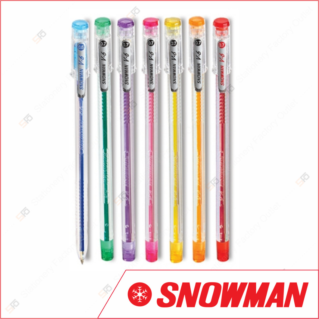

Pen Snowman V6 0.7mm - Codeline Stationery