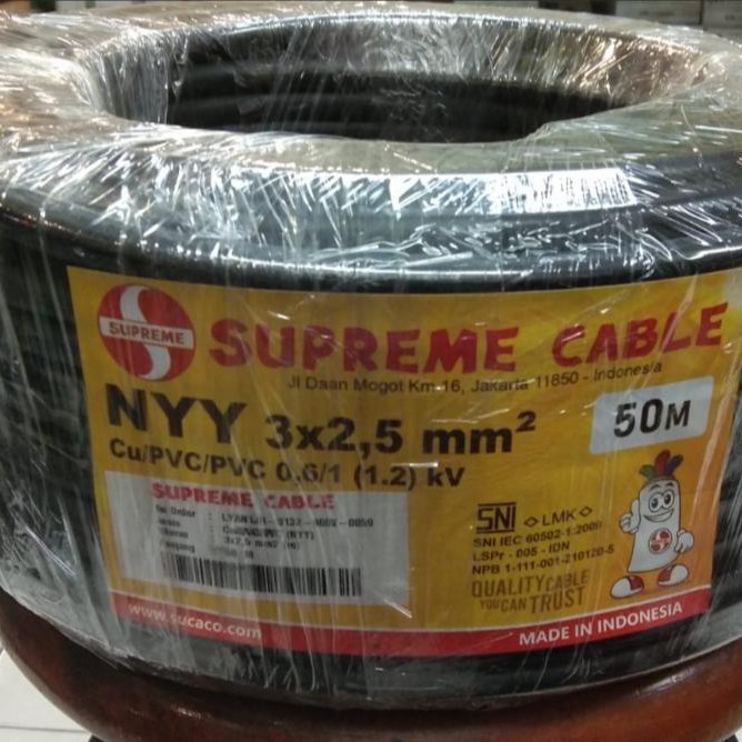 KABEL NYY 3X2,5 mm @50M SUPREME