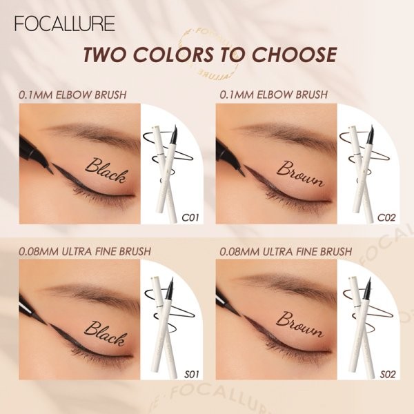 (READY & ORI) Focallure Silky Shaping Eyebrow Pencil FA202 FA 202