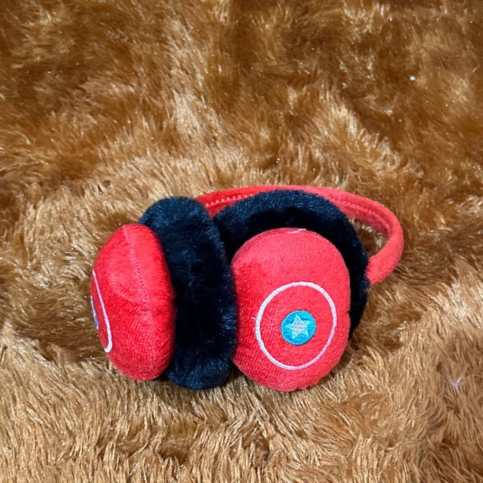 Earmuff penutup telinga musim dingin anak dewasa - kapten amerika