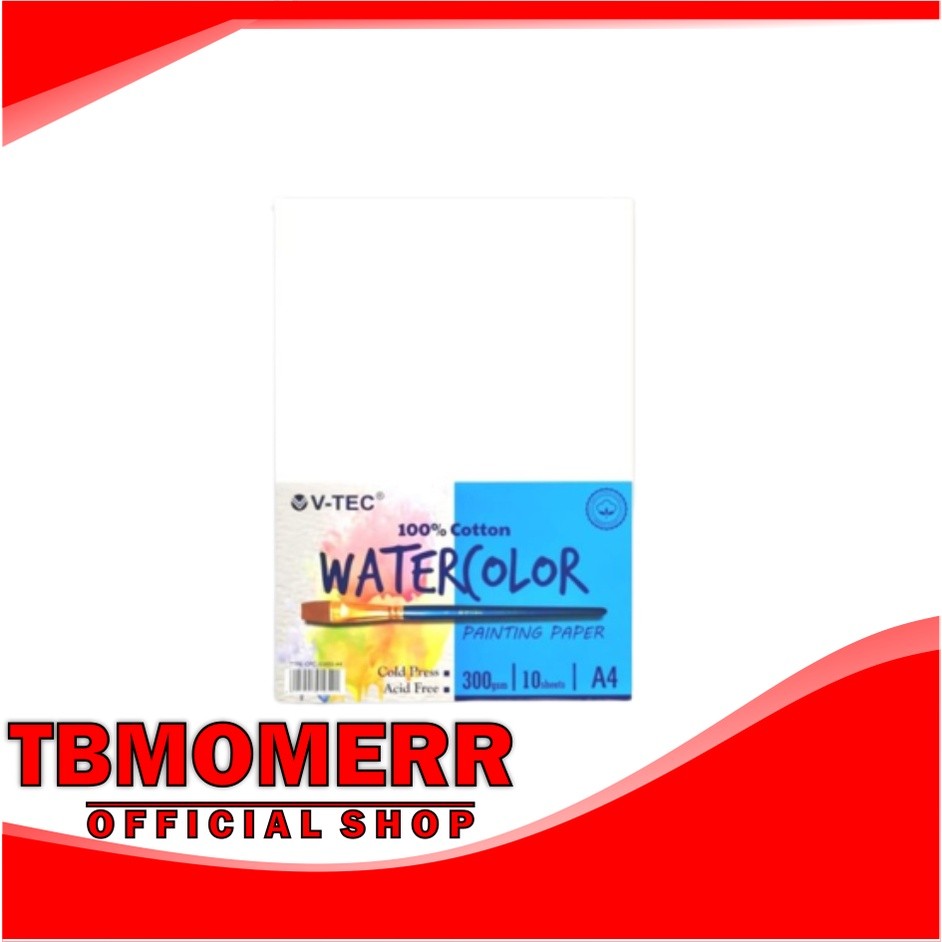 

TBMO WATER COLOUR PAINTING PAPER CPP 103003 10SHEETS/300GR UK.A4 COLD