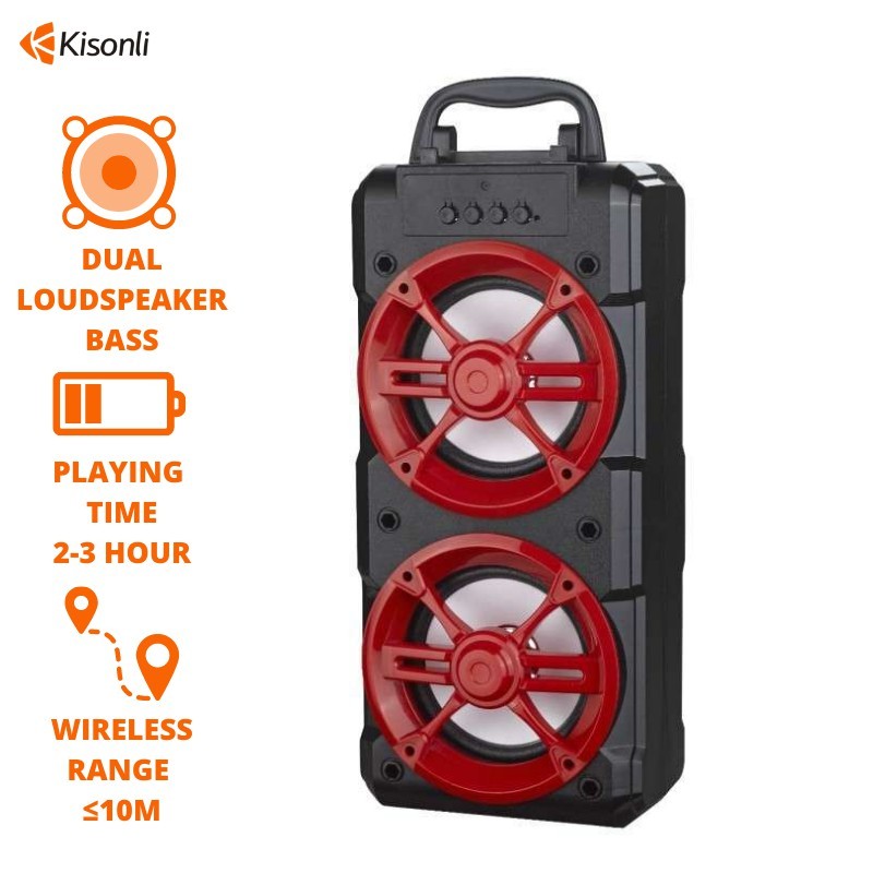 Kisonli - Speaker Bluetooth / Speaker Aktif Salon Mini Portable - AT041BT , AT042BT