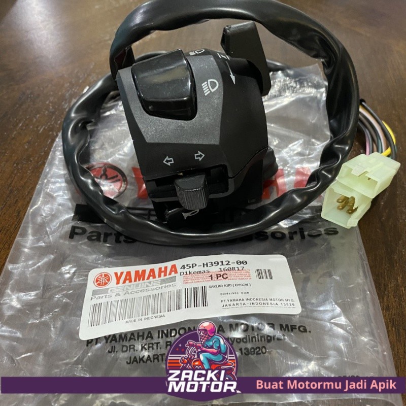 45P SAKLAR KIRI YAMAHA MOTOR BYSON BISON TOMBOL KLAKSON SEIN DIM SEN HORN DIMMER