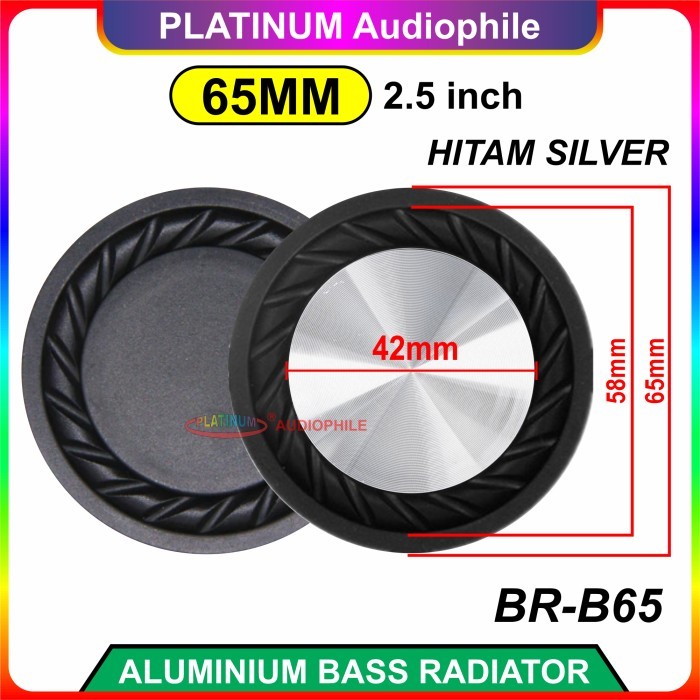 JP99 Passive Bass Radiator 2 inch 3 inch 4 inch Woofer Subwoofer Membran - BR-B65