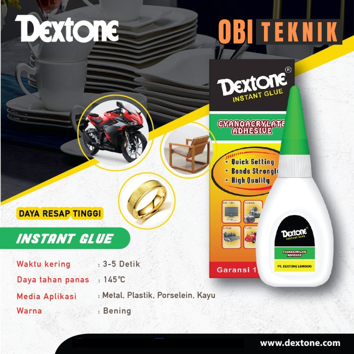 

LEM INSTANT DEXTONE 15 GRAM - OBI TEKNIK