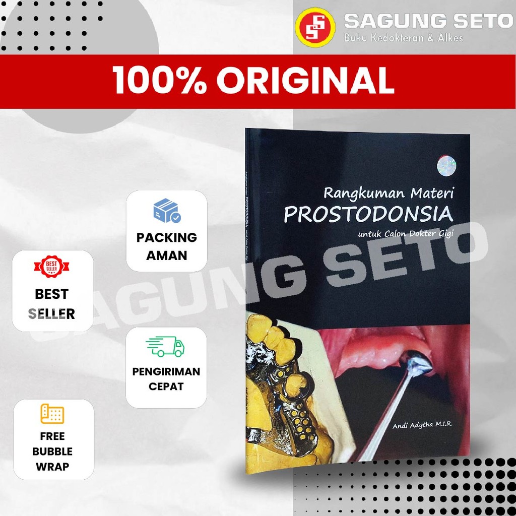 BUKU RANGKUMAN MATERI PROSTODONSIA / BUKU KEDOKTERAN GIGI