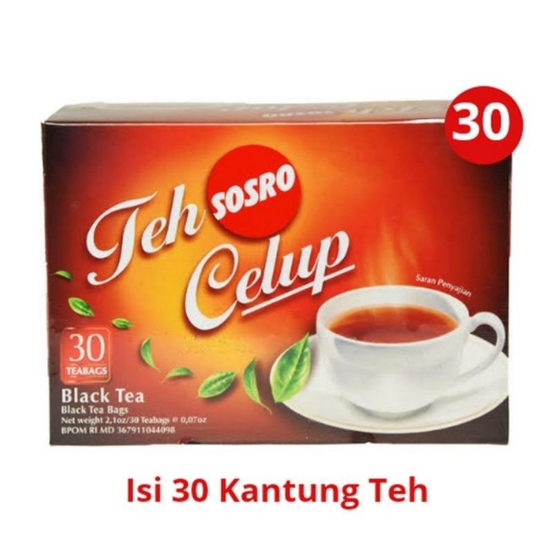 

Sosro teh celup asli isi 30 pcs - ABH