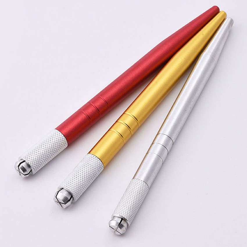 Pen Manual Sulam Alis Manual Microblading / Pen Microblading Crystal 2 Sisi Sulam Alis Bibir