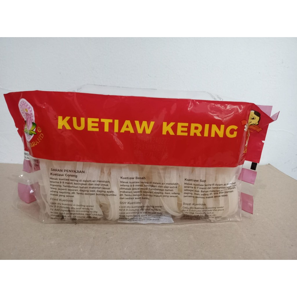 

Kuetiaw Kwetiau Kwetiaw Kuetiau Mentah Kering Dry Xian Tou Herice Noodle 280Gram (Pack)