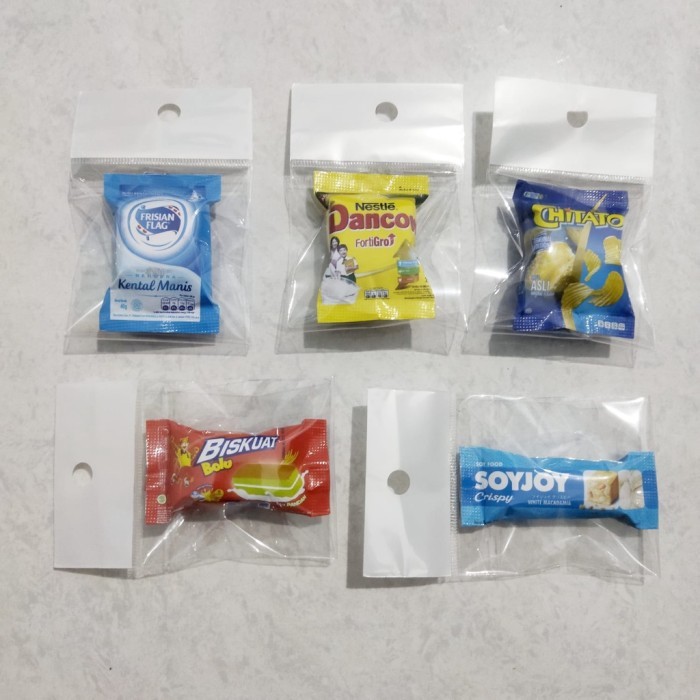 TERLARIS MAGNET KULKAS tempelan kulkas motif Snack miniatur makanan Lucu  M Kulkas+Plstik COD
