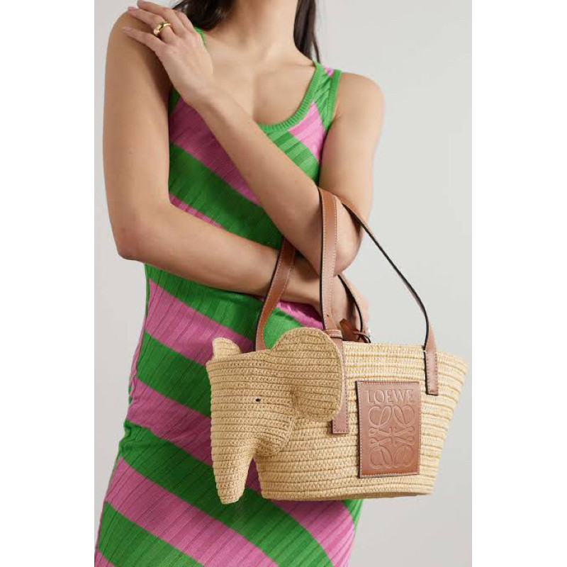 [New] Loe Elephant Raffia Bag