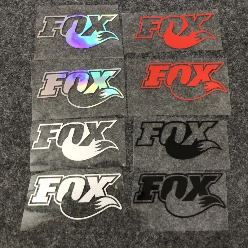 Stiker Logo Fox Stiker Logo Racing Stiker Variasi Untuk semua Jenis Motor Dan Mobil Stiker TERLARIS