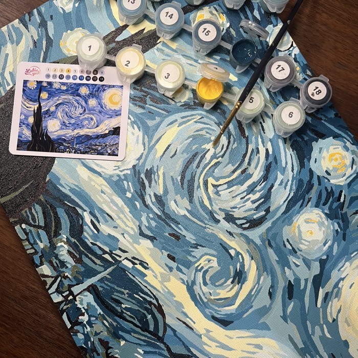 

Paint by Numbers 25x35 cm - Painting kit - by Lukis Yuk - The Great Wave