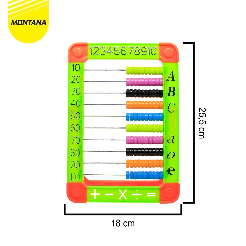 

MONTANA Abascus / Sempoa MONTANA TSM-01 25,5cm x 18cm