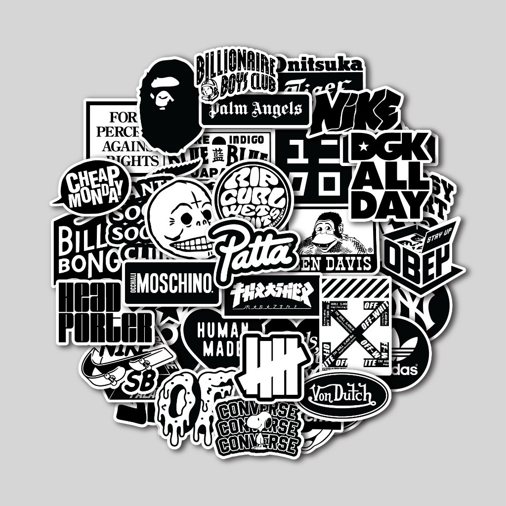 

Promo_[Limited Stok] STICKER PACK HYPEBEAST BLACK & WHITE | STICKER TUMBLER | STIKER LAPTOP KOPER HELM