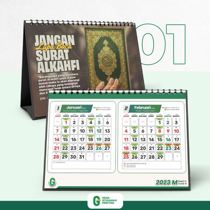 

PROMO!! -Bundling Kalender Islami Dinding dan Meja | Tanda Puasa Wajib & Sunnah