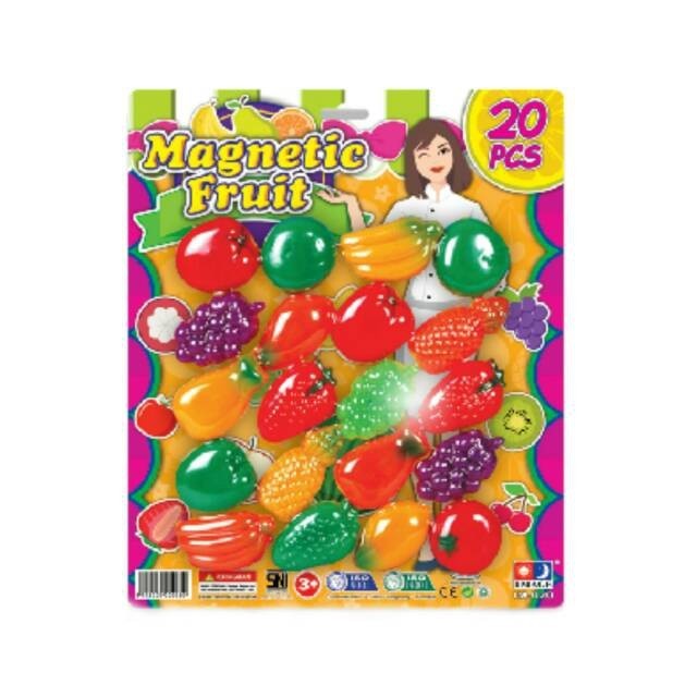 FBS (BISA COD)MAINAN MAGNETIC FRUIT MAINAN TEMPELAN KULKAS BUAH MAGNET