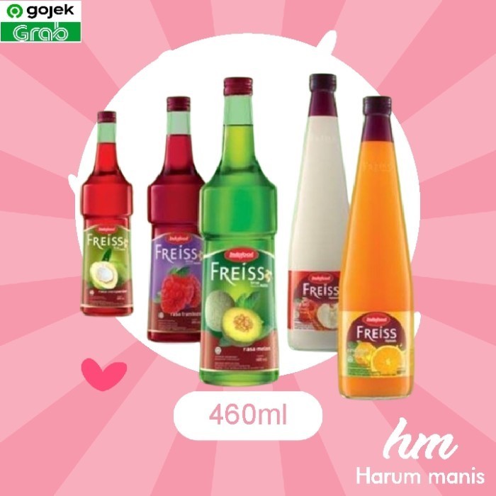 

Sirup Freiss Indofood / Syrup Botol 460ml