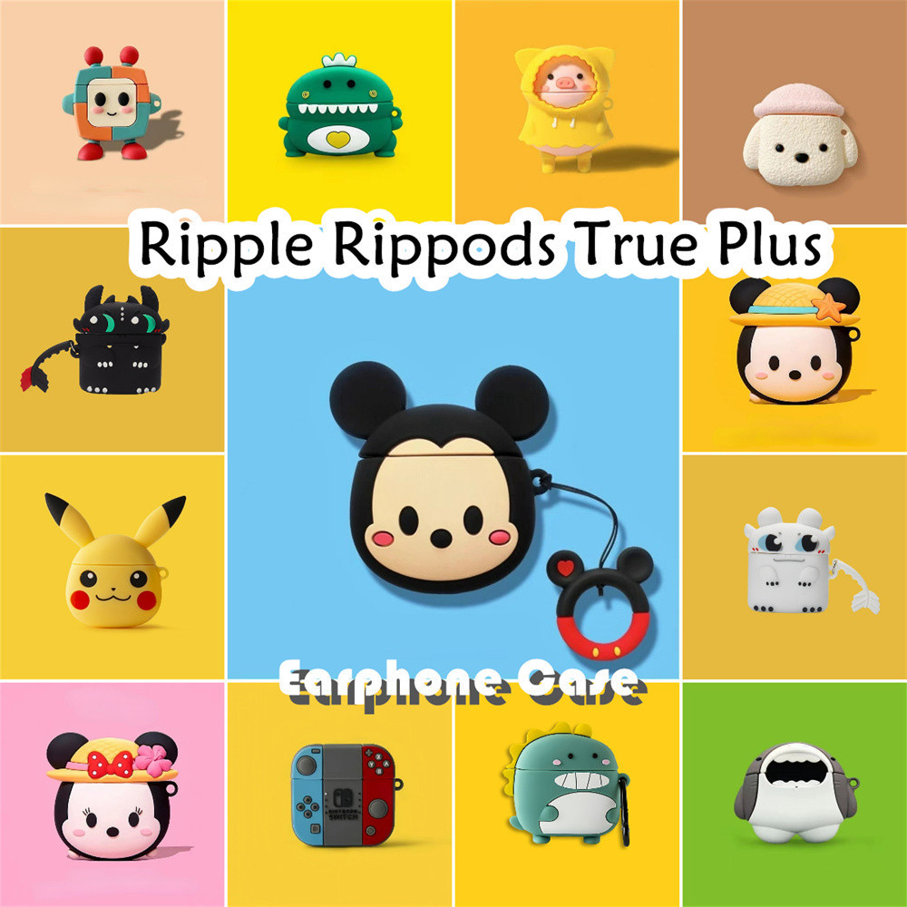 Ready Untuk Ripple Rippods True Plus Case Trendi Kartun Permainan Soft Silicone Earphone Case Cover