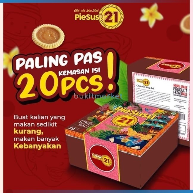 

PIE SUSU 21 BALI Besek Isi 20pcs