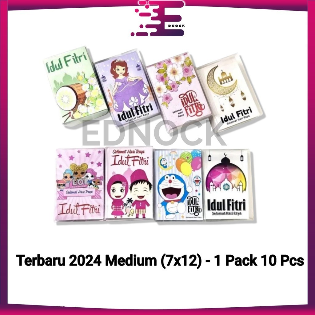 

Amplop Lebaran Idul Fitri (Isi 10pcs) Amplop Karakter Angpao Lucu