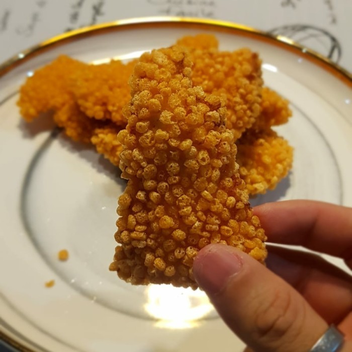 Bubble crumb crispy nugget