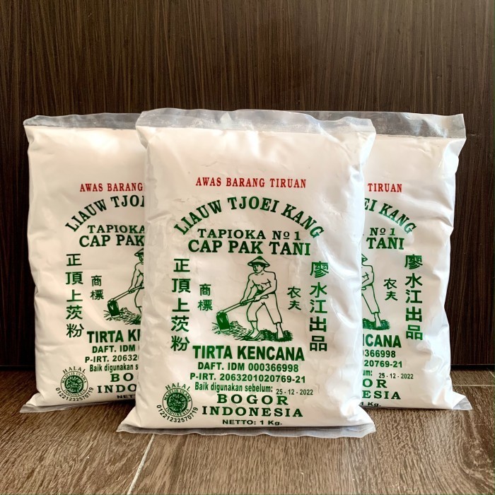

SAGU TANI LIAUW TJOEI KANG TAPIOKA CAP PAK TANI 1 KG