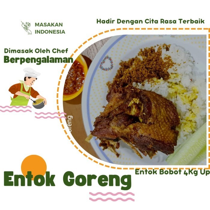 

Olahan Entok Goreng Utuh 1 Ekor Fresh Masakan Baru