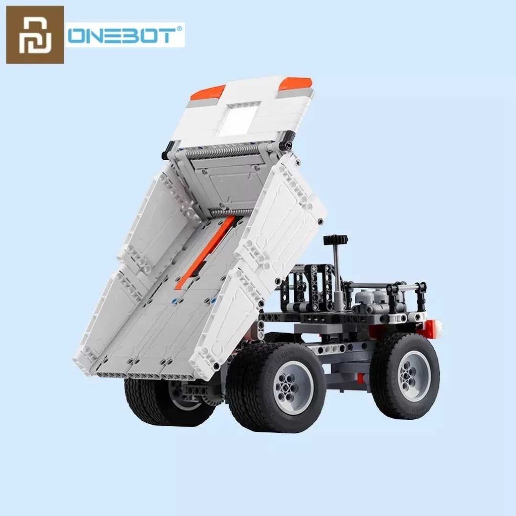 Mainan Truk Tambang Lego 530 Building Blocks Moveable