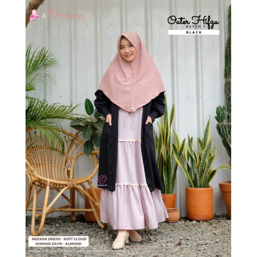 Outer Hifza by Fashion Air - Outerwear Panjang Muslimah Syari
