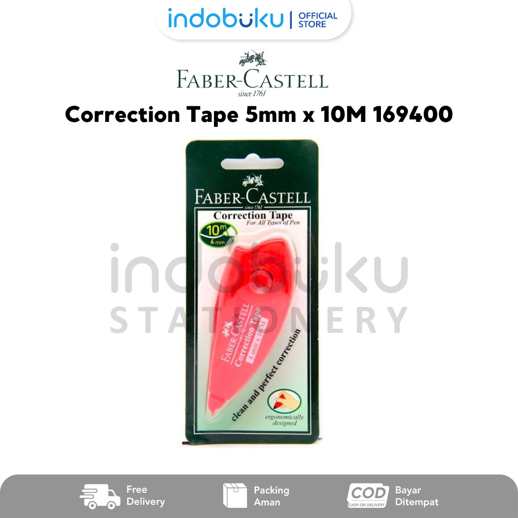 

Correction Tape Tipe-X Faber-Castell 5mm x 10M 169400