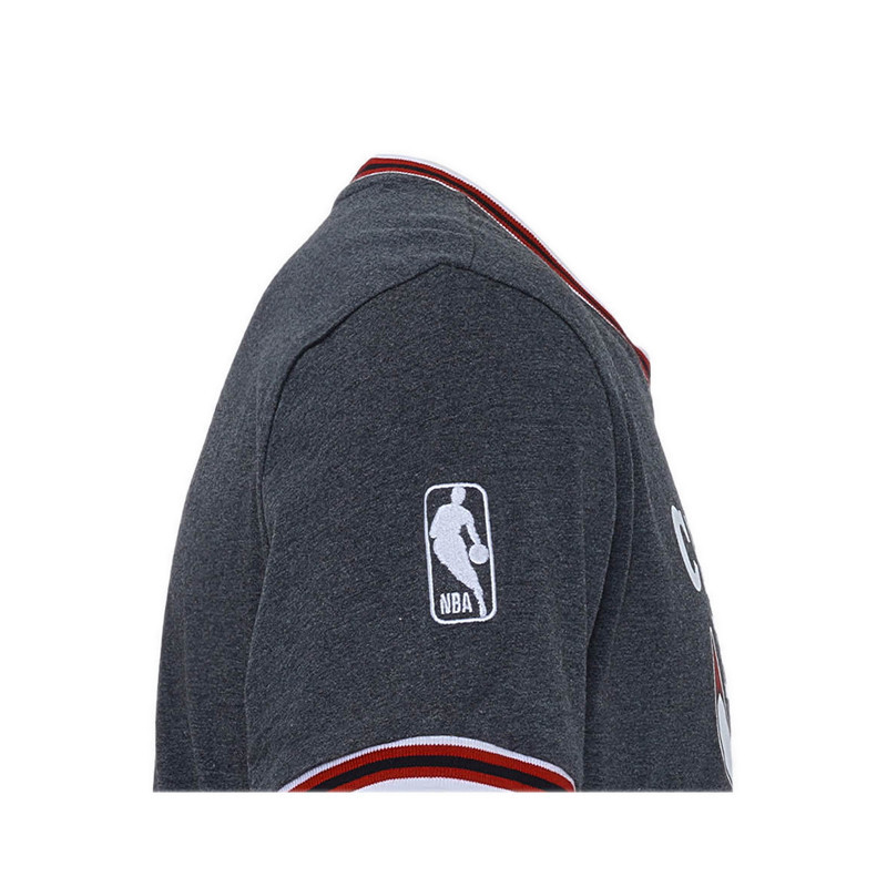NBA BULLS FLATKNIT MEN' TEE - MELANGE GREY