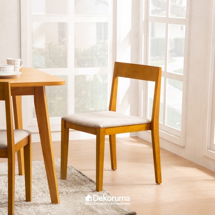 Dekoruma SOKA Kursi Makan Kayu / Kursi Kafe / Dining Chair