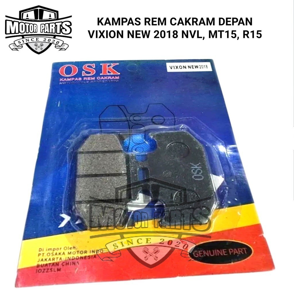 KAMPAS REM CAKRAM DEPAN VIXION 2018 R15 MT15 XSR 155 / DISPAD VIXION 2018 VIXION NVL